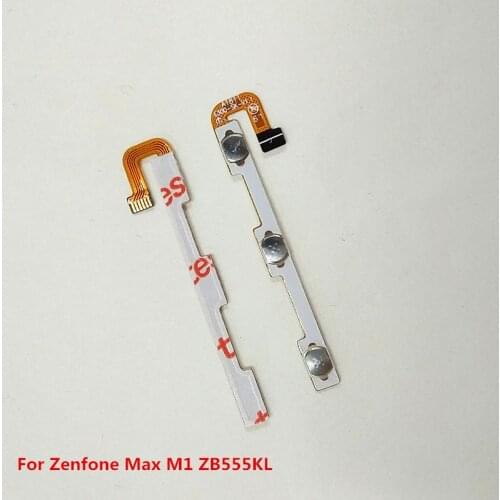 New Power & Volume Sidekey Buttons Flex Cable For ASUS Zenfone MAX M1 ZB555KL