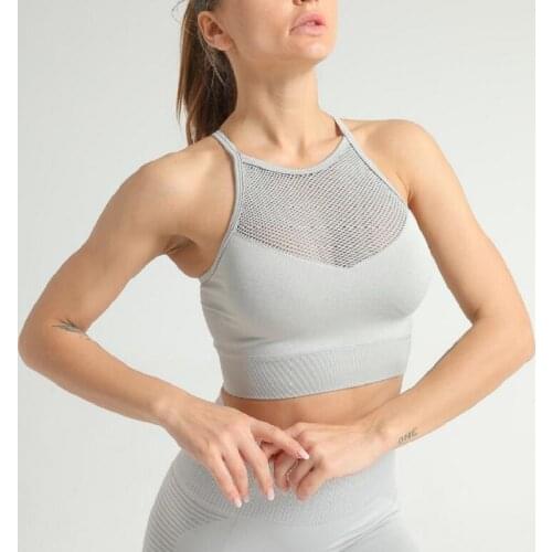 New style Women Seamless Sports Bra Top Gym Fitness Running Crop Tops Push Up Female Workout Padded Yoga Bra Activewear