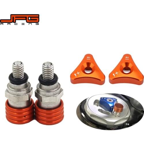 Motorcycle M4*0.7MM Fork Air bleeder Relief Valve 48MM Front Knob Adjuster For KTM SX SXF EXC XCW 125 250 350 450 530 4-stroke