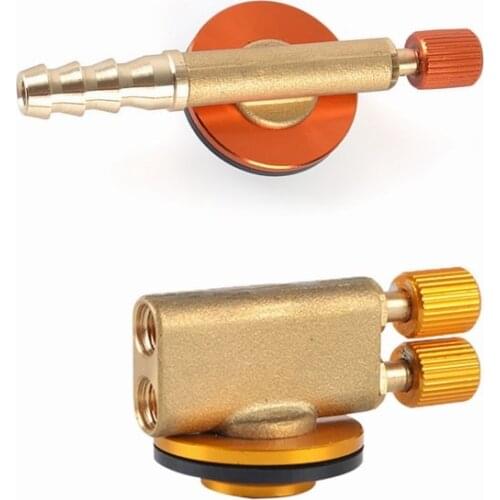Outdoor Camping Gas Stove Adapter Switch Universal Dual Head Valves Connector Cylinder Gas Tank Burners Stove Accessories