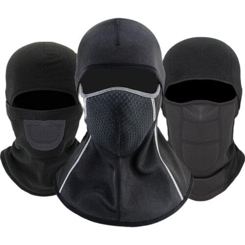 Winter Riding Motorcycle Headwear Face Mask Men Outdoor Windproof Cycling Ski Headgear Keep Neck Warm Professional Headwear