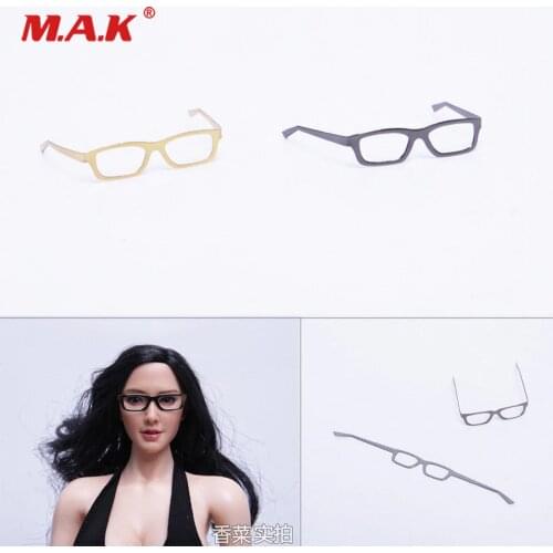 1/6 Figure Scenes Accessory Fashion Glasses Metal Material Foldable Bending No lens Model for 12'' Male/Female Action Figure