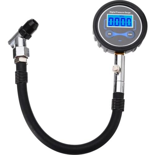 1pc 0-200PSI Car Tire Pressure Gauge Bike Tester Digital Tire Pressure Table Tire Safety Barometers Monitoring Tool Accessories