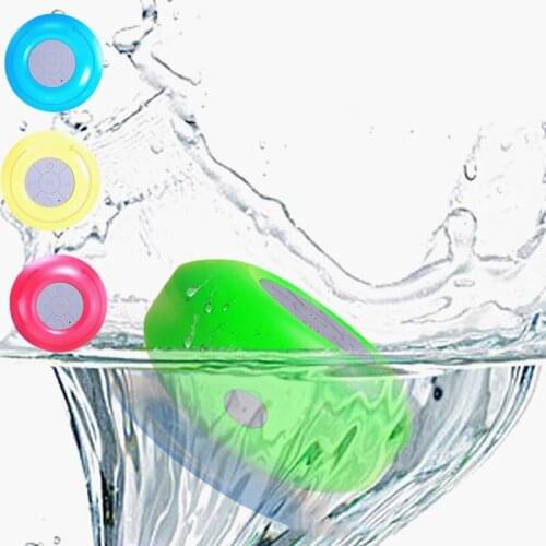 1PC Bluetooth Speaker Waterproof Wireless Handsfree For Showers Bathroom Pool Car Beach Portable Mini Outdoors Sucker Speaker