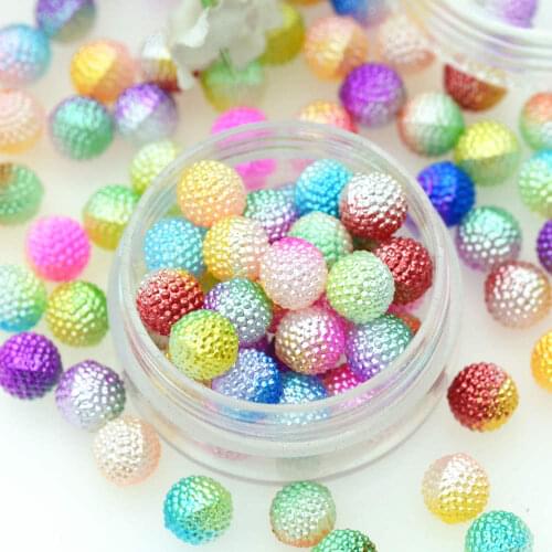 7mm Colorful Plastic Ball Beads Without Hole-Scrapbooking Decoration Beads-Slime Filler Beads