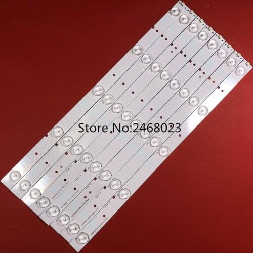 8pcs x 50 inch LED Backlight Strips for AKAI TV MS-L0967-L V3 A4 M192 TD C 0X R72-50004-017-13 CODICE A BARRE 21MQ300D 5-LEDs 6V