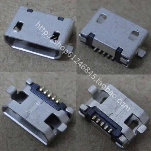 Free shipping for Netbook Tablet PC phone Micro USB data interface plug the end SMD 5P boundless U043