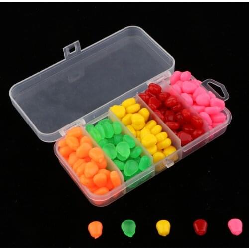 Artificial Carp Bait Corn Grain Flavor Soft Fishing Lure Tackle Accessories-Pack of 200pcs