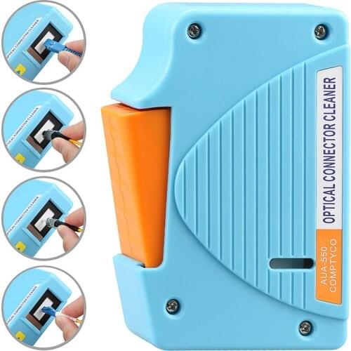 Manufacturing Price Fiber Optic Cleaning Box Optical Fiber Connector Cleaner/Fiber Optic Connector Cleaning Cassette, 500 times