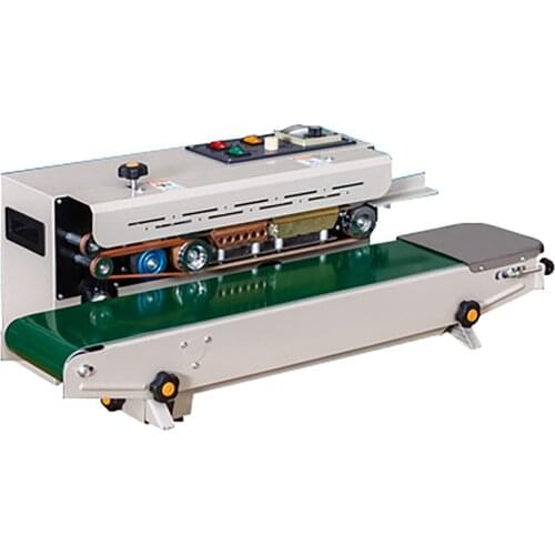 FR-900N Continous plastic bag sealing machine, automatic sealer, aluminum foil package sealing machine