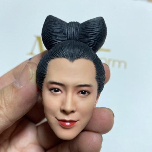 1/6 Female soldier ancient beauty head sculpture model for 12 inch action figure body accessories