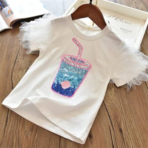 MUABABY Girls' Printed T-Shirts