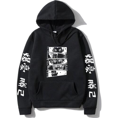 Hunter X Hunter Men Hoodies Streetwear Tops Sweatshirt Casaul Hoodie Japan Anime HUNTER HUNTER Funny Hooded Men Fashion Clothing