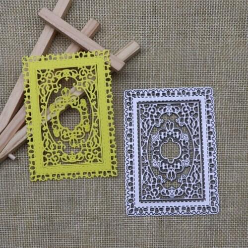 Window Grilles Frame Metal Cutting Dies for Scrapbooking Album Paper DIY Card Decoration Embossing New Dies Cut 2021
