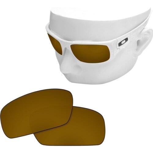 OOWLIT Polarized Replacement Lenses of Peach Gold for-Oakley Crankshaft OO9239 Sunglasses
