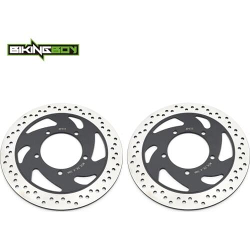 BIKINGBOY 1pc / 2 pc Front Brake Discs Rotors Disks VL 1500 Boulevard C90 04-09 06 07 08 Intruder C1500 05-19 VL1500 LC 02 03 04