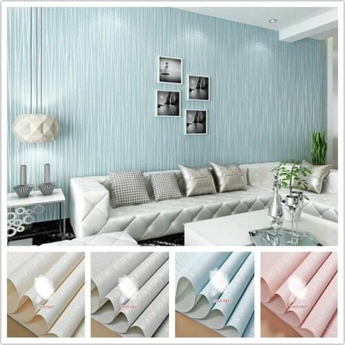 Luxury Glitter Embossed Texture Wallpaper Non Woven self adhesive wall paper For Home Decoration Living Room Bedroom Wall Decor