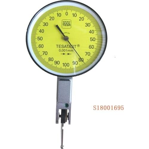 TESATAST S18001695 measuring range 0.2mm Graduation 0.001mm 0-100-0 lever dial indicators