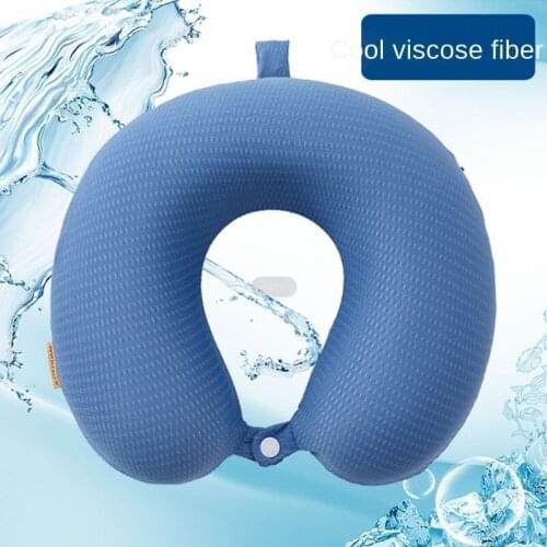 U-shaped Pillow Summer Pillow Ice Silk Cervical Pillow Ice Silk Slow Rebound Office Neck Pillow Neck Pillow Nap Pillow