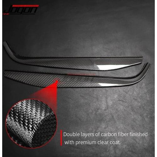 Carbon Fiber For Mercedes Benz A CLA Class W177 V177 C118 W118 CLA180 2019 2020 Car Centre Console Gear Side Panel Cover Trim