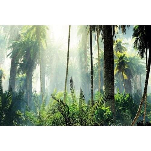 Summer Tropical Forest Jungle GreenTree Nature Scenery Baby Portrait Backdrop Vinyl Photography Background For Photo Studio
