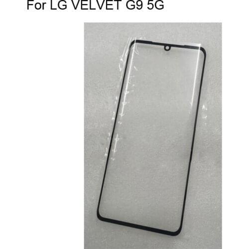 1PCS For LG G9 5G Front Outer Glass Lens Repair Touch Screen Outer Glass without Flex cable For LG VELVET G9 G 9 G900N