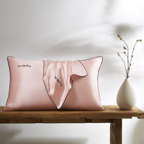 100% nature 17/19 momme mulberry Silk pillowcase Envelop pillowcases pillow case for healthy Queen multicolor