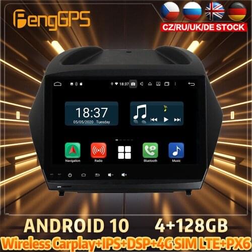 128G Android10 PX6 DSP For HYUNDAI IX35 Tucson 2011 2015 Car DVD GPS Navigation Auto Radio Stereo Multifunction CarPlay HeadUnit
