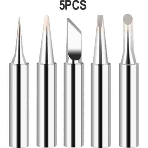 5PCS/lot I/K/B/3C/2.4D Universal 936 937 938 For Soldering Station Solder Iron Welding Tip Head Top Sting BGA Lead-free Tools
