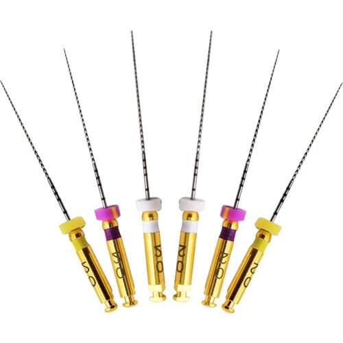 6pcsTeeth whitening dental instrument endo rotary endodontic files dental endo motor files instrument path glide files dentistry