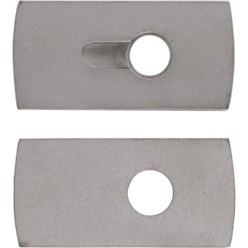 Lock Core Puller Accessories, 2 Packs Flange,5pcs Gasket ,10pcs Screws,Locksmith Lock Puller Pick Lock Nail Puller