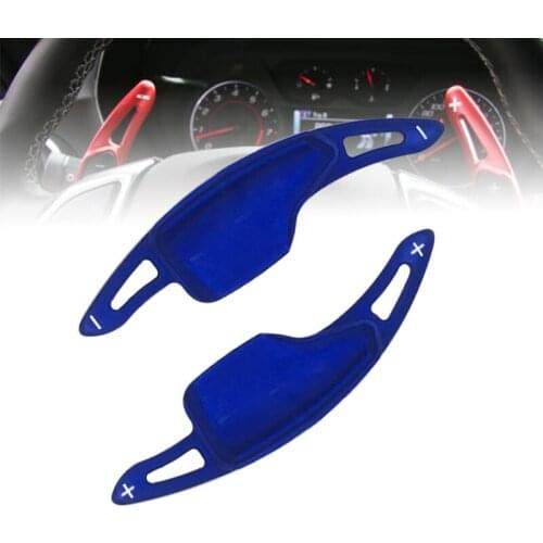 2PCS/Pair Aluminum Steering Car Wheel Paddle Shifter Extension for Chevrolet Camaro 2017 2018 2019 Chevy C7 Corvette 2015