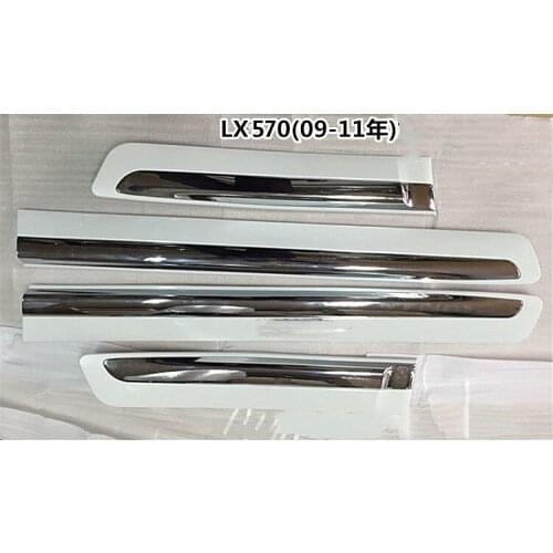 RQXR car accessories Car body door plate strips protection for Lexus LX570 2008-2017
