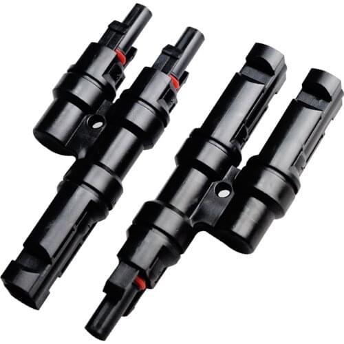 BOGUANG 1 Pair x 2 in 1 pv Connector adaptor solar panel parallel connection DIY solar kits solar panel cell solar system