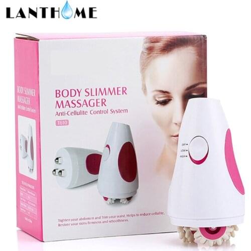 Electric Full Body Massage Lose Weight Machine Roller Instrument Abdominal Exercise Face Body Anti Cellulite Roller Massager