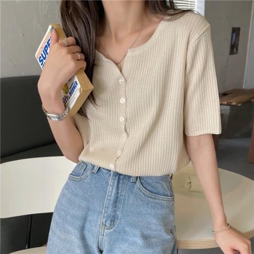 Женские трикотажные рубашки HziriP China At AliExpress