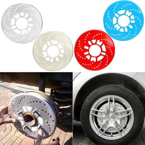 LEEPEE Aluminum Alloy Car Disc Vehicle Decorative 1 Pair Automotive Wheel Disc Brake Cover Brake Rotor Cross Drilled Cover