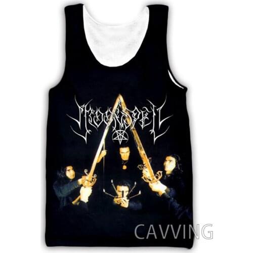 New Fashion Women/Mens 3D Print MOONSPELL Rock Band Tank Tops Harajuku Vest Summer Undershirt Shirts Streetwear
