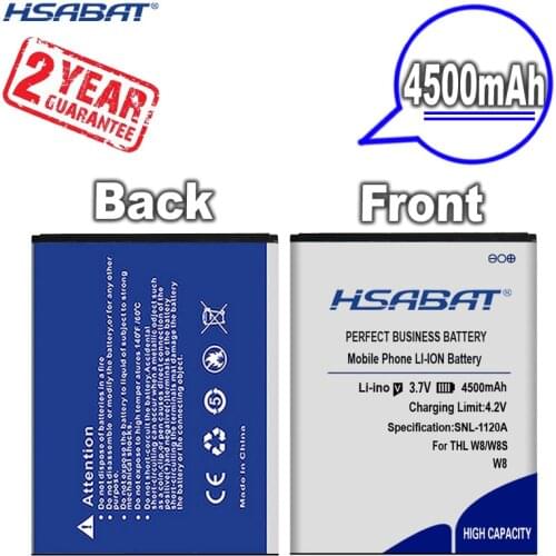 New Arrival [ HSABAT ] 4500mAh Replacement Battery for THL W8s W8+ W8