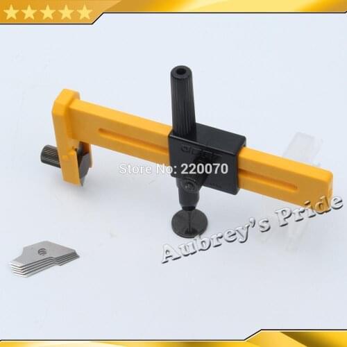 Diameter Cut 10-150MM Cutting Size Adjustable Round Rotary Circle Graphic Paper Cutter Trimmer Knife+5-25Pcs Blades