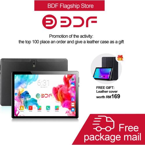 【 Buy 64GB 】4G Dual SIM 9863A Chip Android 10.1 Tablet PC Octa-Core 4GB RAM 64GB ROM Type C 5000mAh Battery WiFi Bluetooth