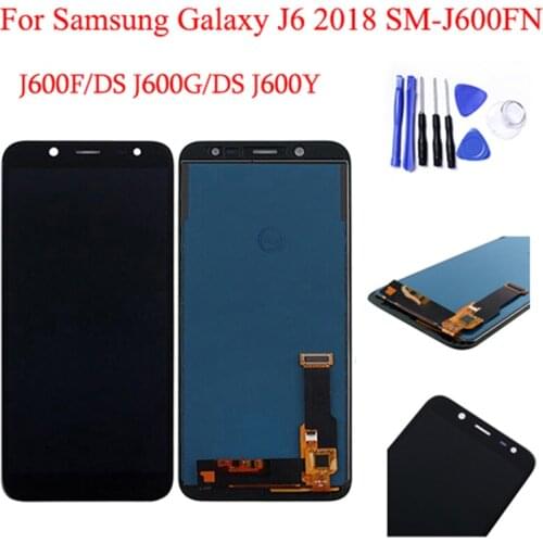 Suitable for Samsung Galaxy J6 2018 SM-J600FN/DS New Touch Screen LCD Monitor (Black, Gold)