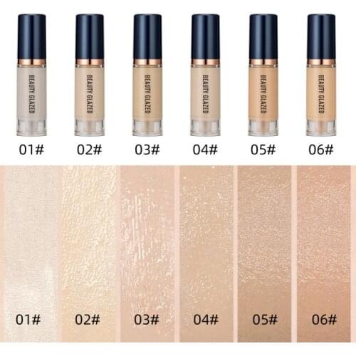 Professional Foundation Face Make Up Cosmetics Contour Palette Concealer 6ml Liquid Foundation Soft Matte Concealer TSLM1
