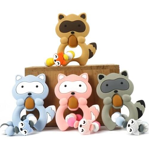 1PC Baby Silicone Teether Bracelet BPA Free Baby Teething Teether Toy Food Grade Silicone Nurse Gift for Newborn Chew Toys