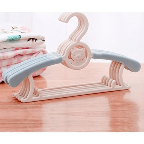 28.5 cm 10 pcs/lot Adjustable Baby Child Clothes Hangers Anti-slip New-born Baby Coat Rack Kids' Clothing Rack Clothes Stores