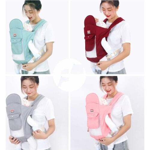 Portable Baby Carrier Backpack Cover Cotton Baby Bag Summer Breathable Soft Baby Carrier Cloth Mochila Baby Sling Wrap AC50BD