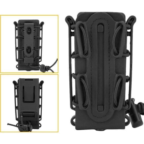 9mm Molle Tactical Magazine Pouch Quick Drop Soft Shell Military Hunting Shooting Rifle Pistol Mag Pouch Cartridge Clip Pouch