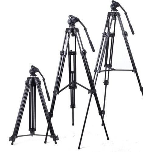 WEIFENG 717 Fluid head Video Tripod dslr Camcorder Professional Tripod Bear Weight With Fluid Bowl Pan Head Carry Bag