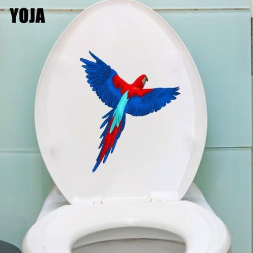YOJA 21.5X18.2CM Funny Bird Wall Sticker BedRoom Home Decor Toilet Decal T3-1192