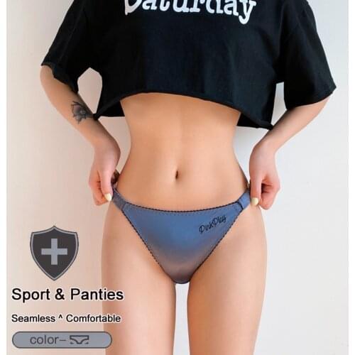 QIWN Sexy Women Sport Panties Pink Letter Comfortable Underpants Low Waist Female Fashion Briefs Low Waist Sexy Lady Lingerie